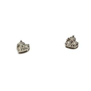 Diamond Brilliance 1/10 Ct. T.W. Lab Diamond Sterling Silver Heart Earrings